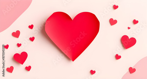 heart, hearts, confetti, paper, background, love, romance, romantic, valentines, wedding, anniversary, celebration, party, festive, decoration, decorative, cute, sweet, joyful, happy, cheerful, colorf