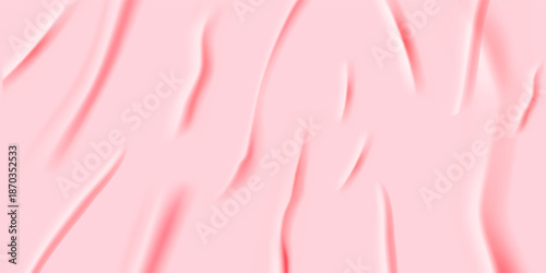 Abstract soft pink background featuring smooth flowing wave shapes with subtle gradients and gentle highlights.