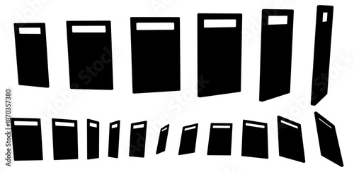 cutting board vector set. kitchen utensil