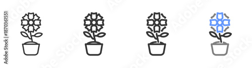 The Ultimate annual Styles with Variations Line of icon set vector illustration