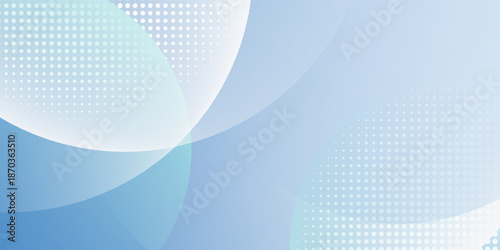 Blue background with gradient and dotted texture. The background features soft blue hues and abstract circular patterns. Gradient patterned background vector.