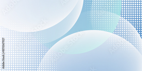 Blue background with gradient and dotted texture. The background features soft blue hues and abstract circular patterns. Gradient patterned background vector.
