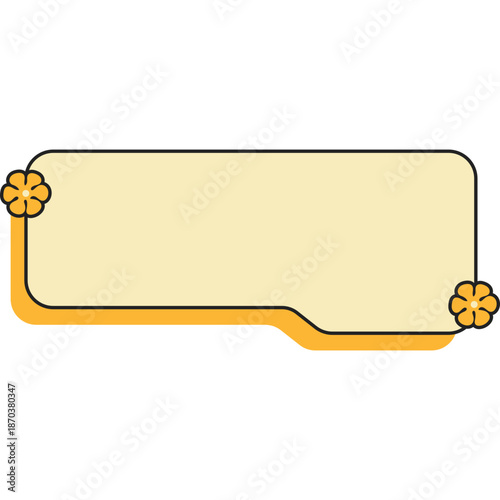 Retro Textbox Decoration 