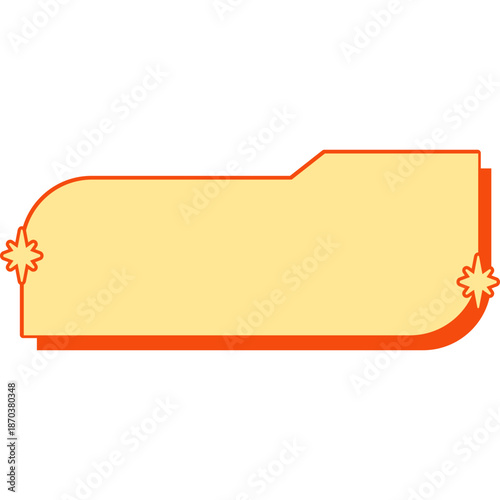 Retro Textbox Decoration 