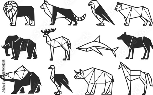 Vector illustration of a fashion design collection featuring a set of silhouettes and sketches of woman clothing and business people icons