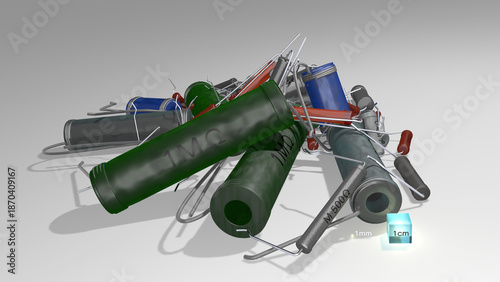 1950年代から1970年代頃の日本製のラジオや測定器などに使用されていた多種多様の抵抗器コレクション