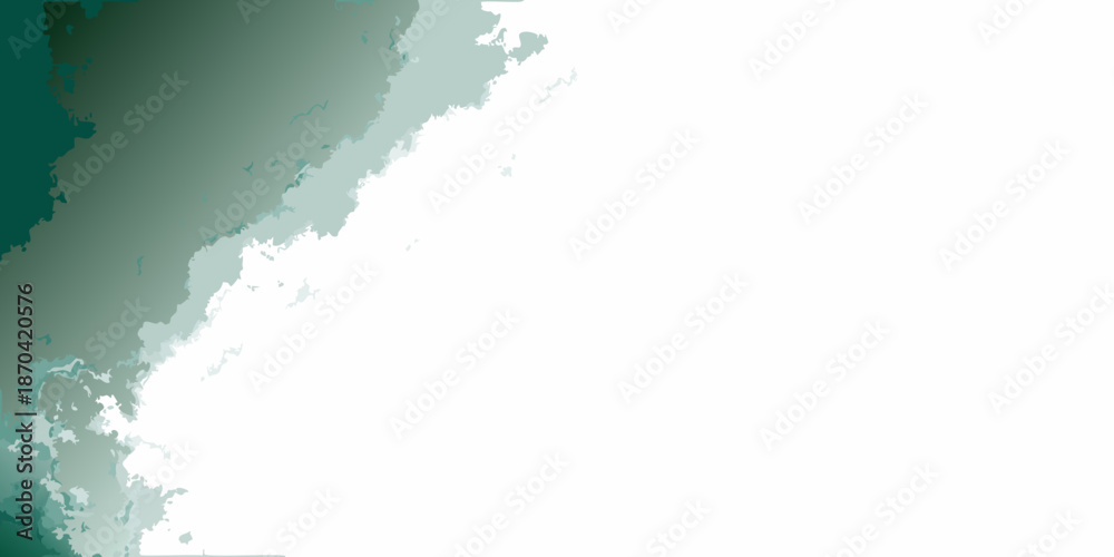 Obraz premium Abstract background with gradient shades of teal and white hues