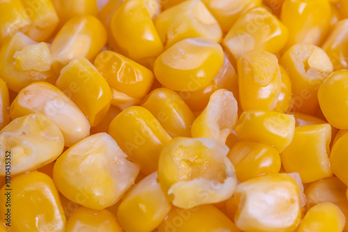 Fotografie Sweet corn treats, Crispy yellow kernels for eating, Freshly picked corn ideal f
