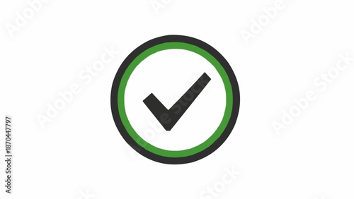 Green circle with check mark.