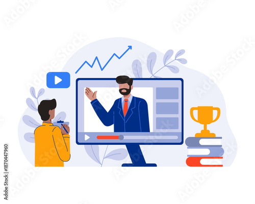 Online Education Concept Illustration