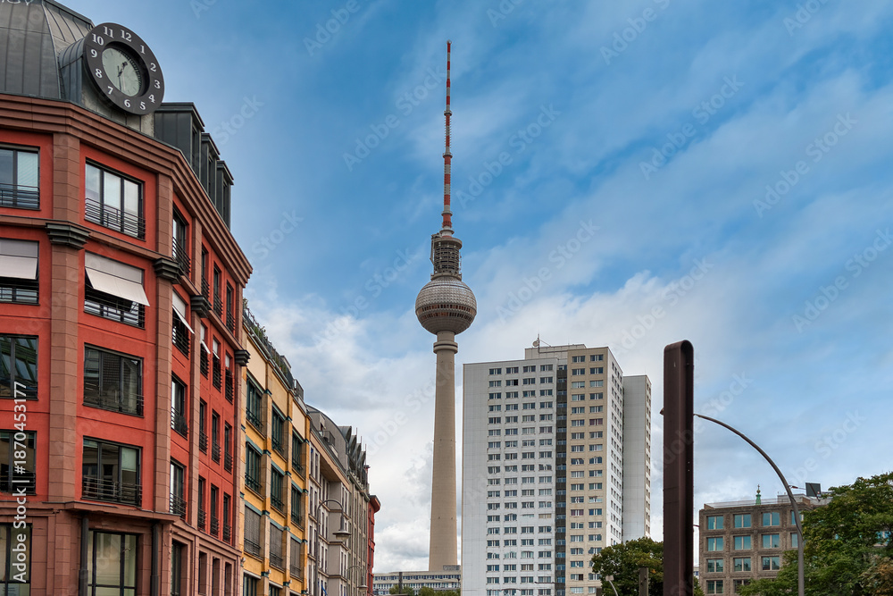 Naklejka premium Berlin is the capital of Germany and one of its sixteen federal states. It is located in northeastern Germany.
