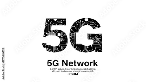 5g network technology concept