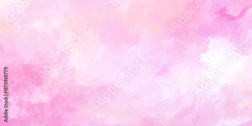 A soft abstract watercolor background featuring delicate shades of pink and white creating a calming atmosphere