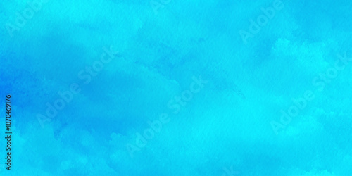 A vibrant turquoise abstract background with blurred edges and soft flowing shapes dominating the composition