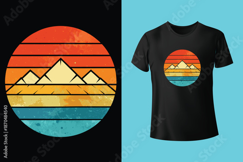 Snow kiting t-shirt design
