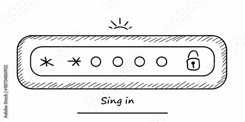 A hand drawn illustration of a vintage cassette tape with text