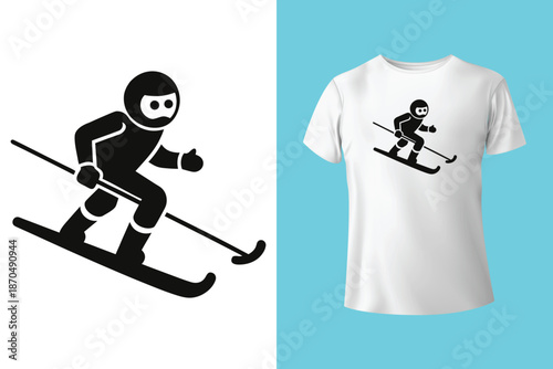 Winter sports equipment and clothing set. Skiing, snowboarding and ice hockey gear collection. Warm clothes, jersey, sweater and skates. Flat vector illustration