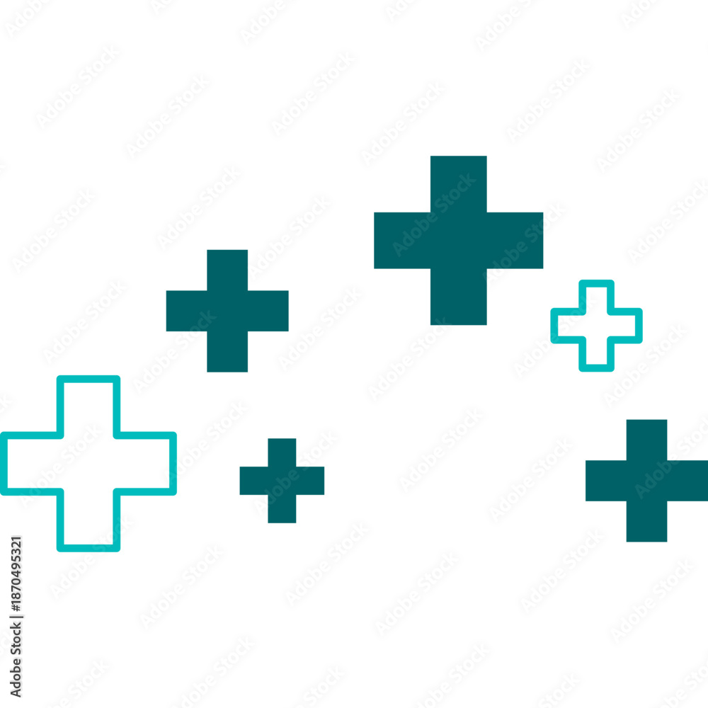 Obraz premium Medical Cross Decoration