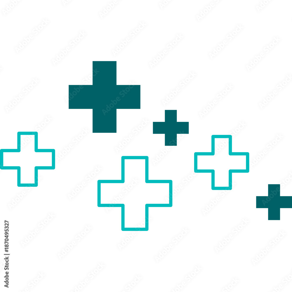 Obraz premium Medical Cross Decoration