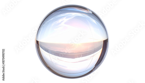 Untitled design - Abstract Glass Sphere Luxury Transparent Background PNG