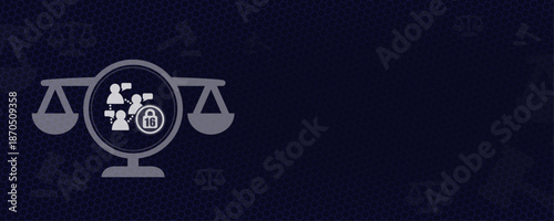 Messaging Network Age Limit 16 Plus for Youth Protection and Legal Compliance Vector with Copy Space