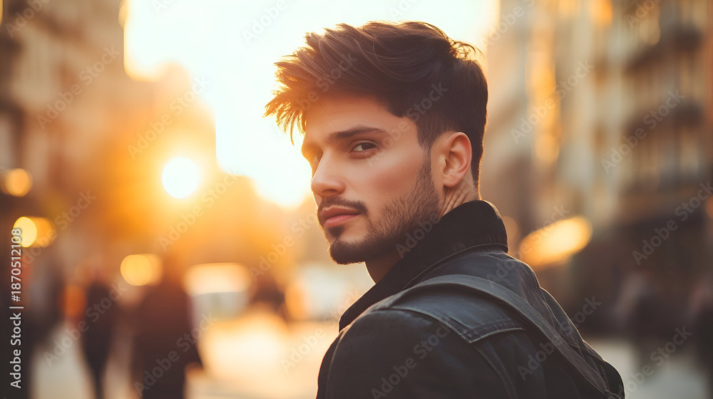 Fototapeta premium portrait of young man