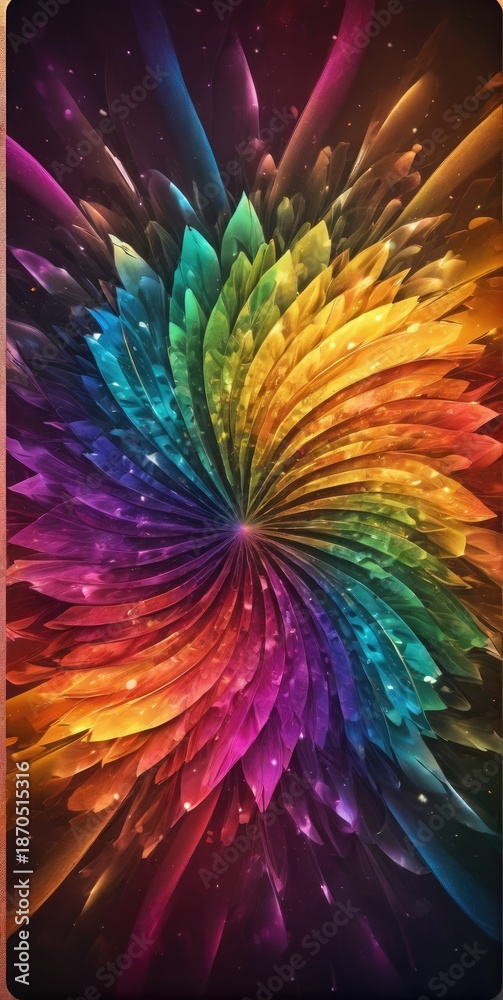 Fototapeta premium Postcard of the color festival, free space for text