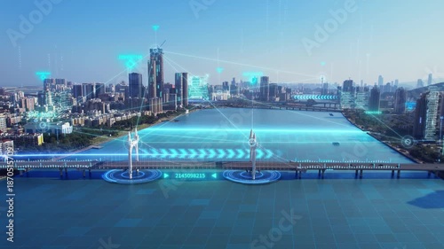 Modern City Internet City Technology