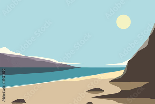 tropical beach and sea