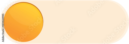 Horizontal slider control is toggled on, featuring a round orange handle