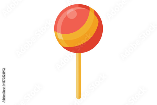 lollipop isolated on white