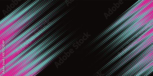 Car sticker wrap banner abstract sporty lines pink blue greenish grunge color combination brush storm thunder modern pattern racing