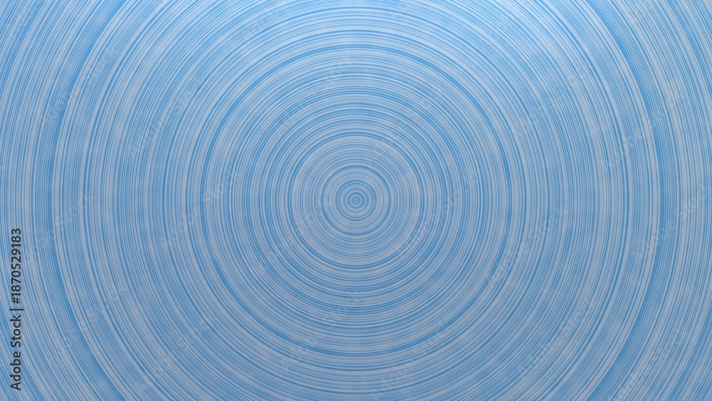 Obraz premium Abstract bright blue concentric circles and ripple pattern