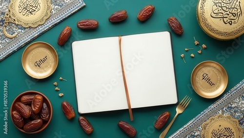 Ramadan Iftar Notebook Mockup