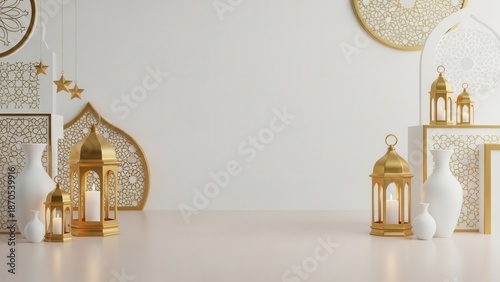 Ramadan Kareem Gold Background