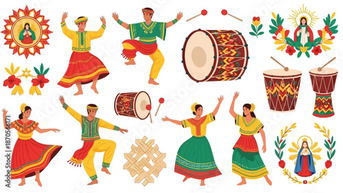 Traditional Dance and Musical Instruments in Celebration of Culture