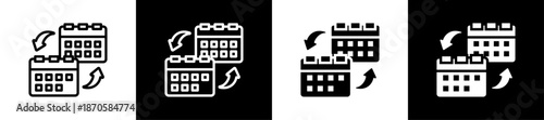 Change Ready Line N Glyph Icon Style In White And Black Background