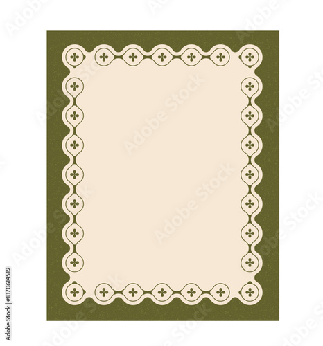 異国シリーズ_しずく連結モチーフ_オリーブ長方形