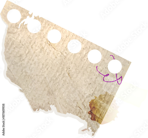 Shabby Notebook Paper Texture