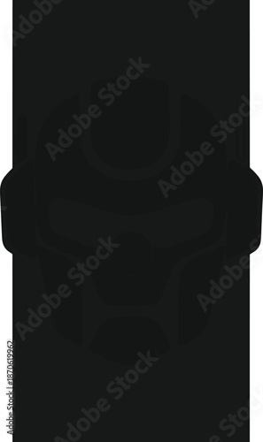 black and white pistol