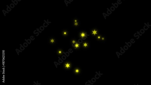 Wallpaper Mural Glitter sparkle shine stars trail burst with magical particles and twinkling fairy dust, smooth curved shimmer animation, elegant transition effect on black background, seamless loop 4K Torontodigital.ca