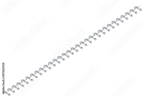 Realistic Binder Spring