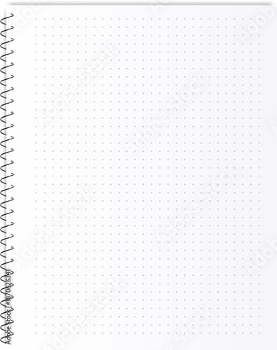 Dotted Notebook Sheet