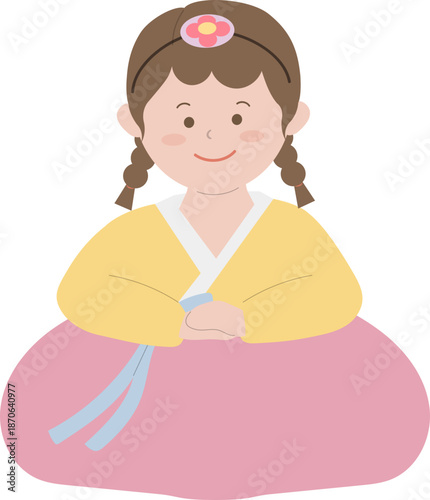 세배 하는 아이