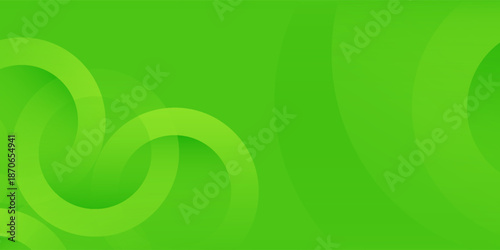 Abstract green circle background trendy. Fluid shapes composition. flow
