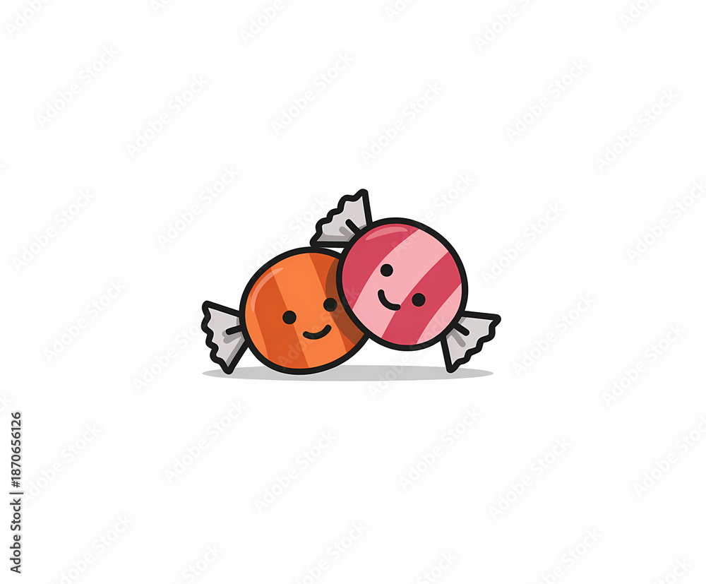 Fototapeta premium Minimalist cartoon vector icon nature lifestyle