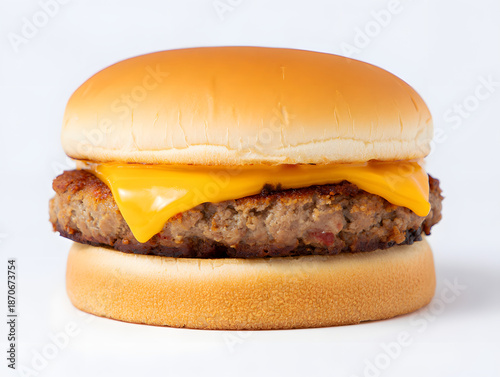 Wallpaper Mural Classic Cheeseburger with Melted Cheddar and Grilled Beef Patty Torontodigital.ca