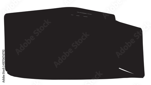 Black t-shirt mockup on plain white background with soft studio lighting for apparel design