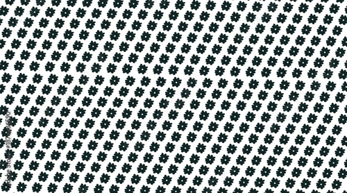 On the screen there is a cluster of snowflakes with holes or bunches or stars.