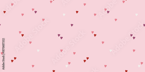 Seamless abstract pattern background - versatile modern banners and surface design. Background with small hearts